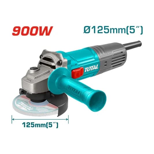 Esmeril angular TOTAL TG10912556-7 de 125 mm y 900 W