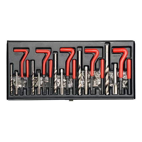 Kit de Reparación de Roscas M5-M12 131 Piezas YATO